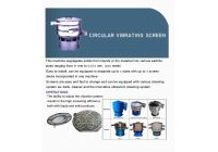 Food indutry stainless steel powder vibrating sieve