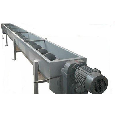 U shape steel screw conveying machine