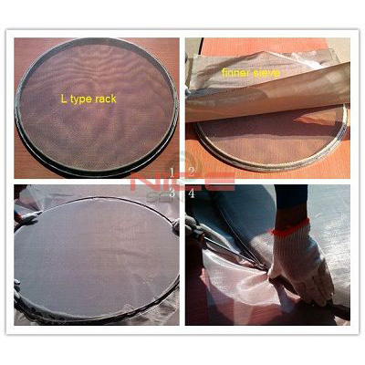 open type circular sieve shaker